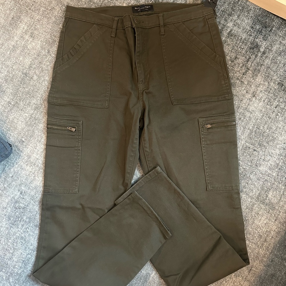 Banana Republic Dark Olive Cargo Pants